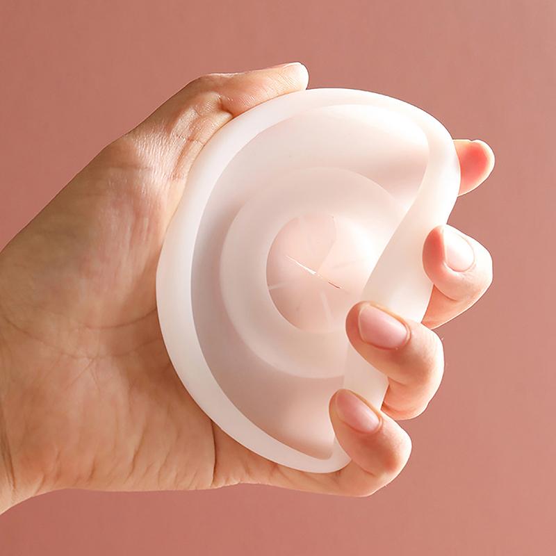 Dopasowana silikonowa pokrywka na kubek Szklana pokrywa napoju Odporna na ciepło z otworem na słomkę