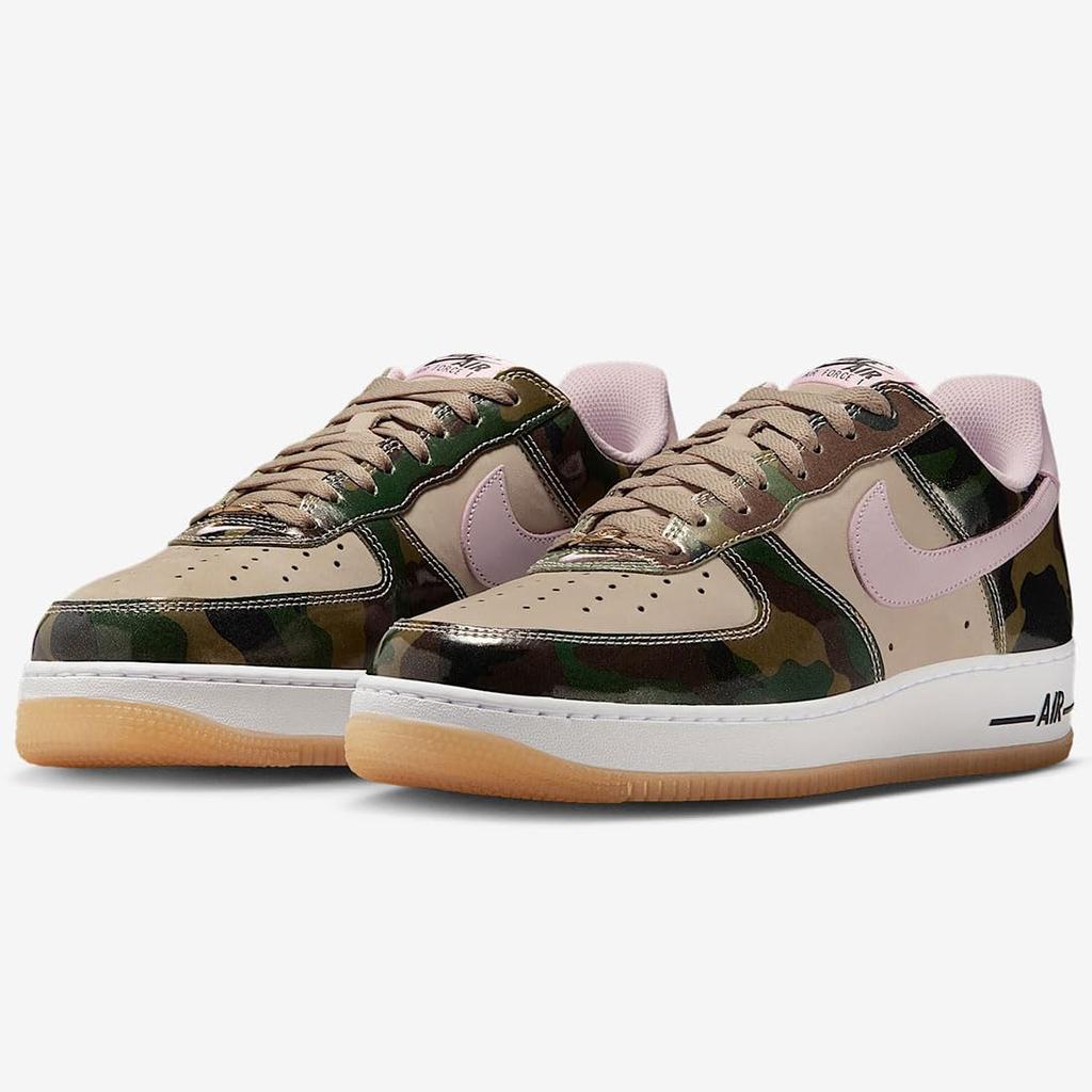 Nike Air Force 1 Low Desert Foam Size Retro, Khaki/Black/White/Pink HQ1967-200, 26.5cm