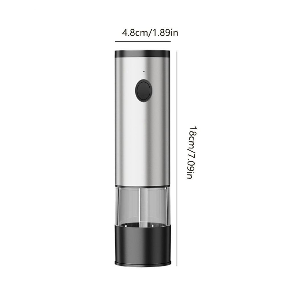 USB Rechargeable Salt Pepper Mill Large Capacity Auto Spices Grinders Kitchen Tool