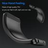Coque pour iPhone 17 Pro - BOOLING - Silicone Souple Motif Fibre Carbone Noir - 2 Verres Trempés
