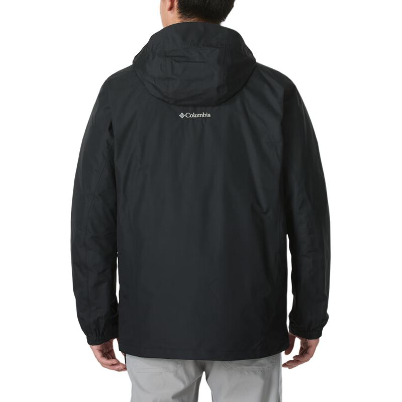 Columbia Hiking Omni-Tech Waterproof Thermal Reflective Technology 700 Fill Comfortable Three-In-One Detachable Down Jacket Men Jacket XE5418-010