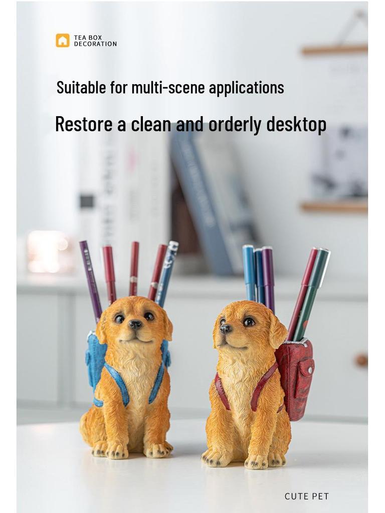 Golden Retriever Creative Pen Holder & Ornament