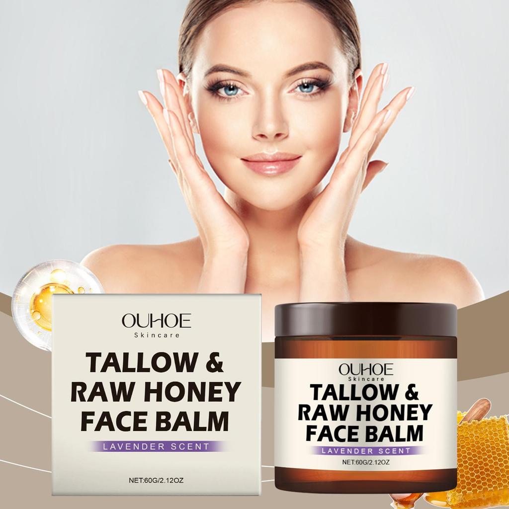 Butter honey face cream Brightening Face Cream 60g Non-Greasy Natural Organic Balm for Brightening Dry Skin Body Women