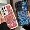 Phone Case for Samsung Galaxy S26 S25 Ultra S24 FE Mandala Style Pattern Shell S23 Plus S22 + S21 S20 5G Soft Silicone Funda
