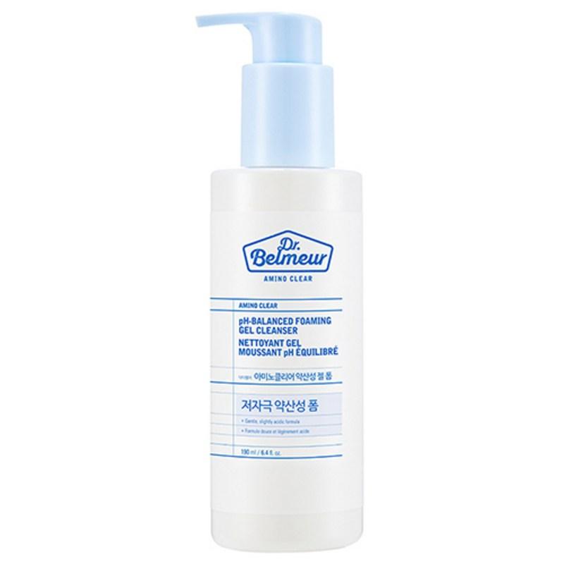 The Face Shop Dr. Belmer Amino Clear Mild Acidic Gel Foam Cleanser, 190ml, 1 pcs