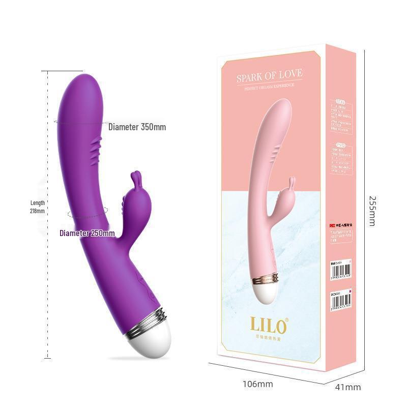 LocknLock Rechargeable AV Dual Vibration Silent Massager for Women