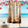 Christian Faith Cross and Bible Design - Beach Towel Quick-drying for Travel Outdoor Sports Jogging Beach and Swimming