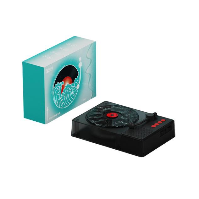 

Portable Wave Bluetooth Speaker Wireless Karaoke Soundbar Microphone White Noise Sleep Aid Music Box RGB Light TF Card Player