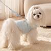 Button Style Sweet Bear Pet Vest Quilted Cotton Pet Sweater Dog Thermal Jacket  Daily Wear