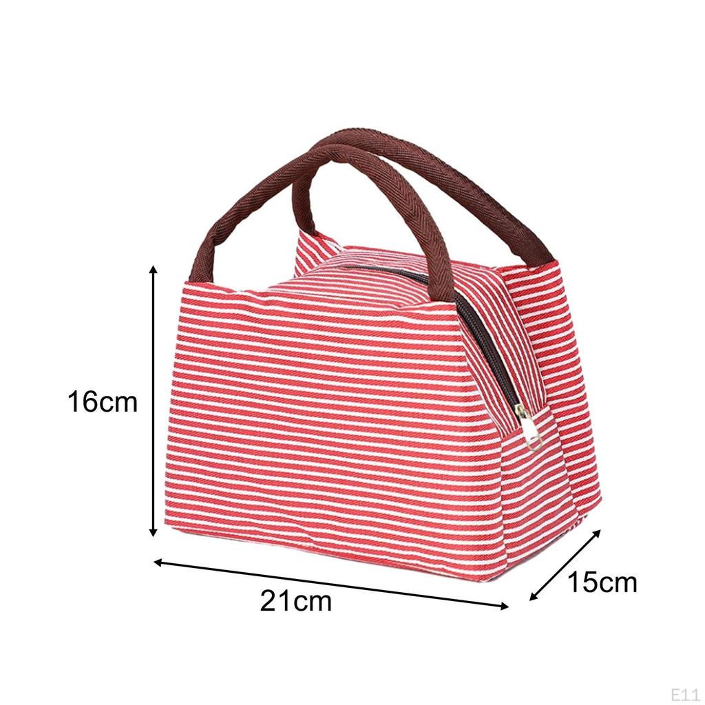 Lunch Totes Pouch with Zipper Picnic Tote Food Box Bags for