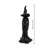 1pc Gothic Witch Statue - Elegant Witch with Pointed Hat, Indoor/Outdoor Halloween Decor, Year-Round Decoration for Home, Party