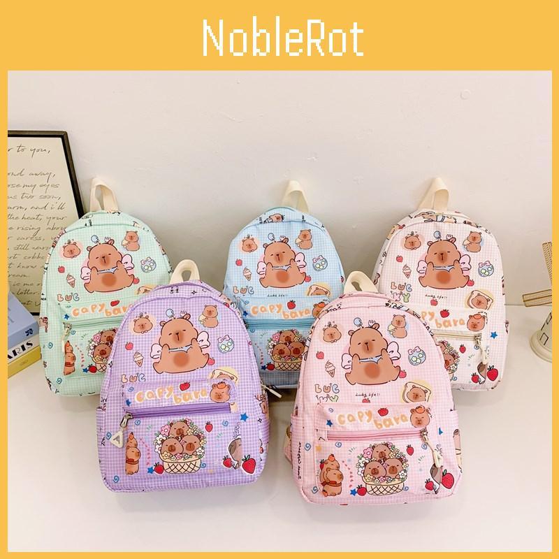 Capybara Themed Lovely Backpack For Toddlers Stylish And Functional School Bag Travel