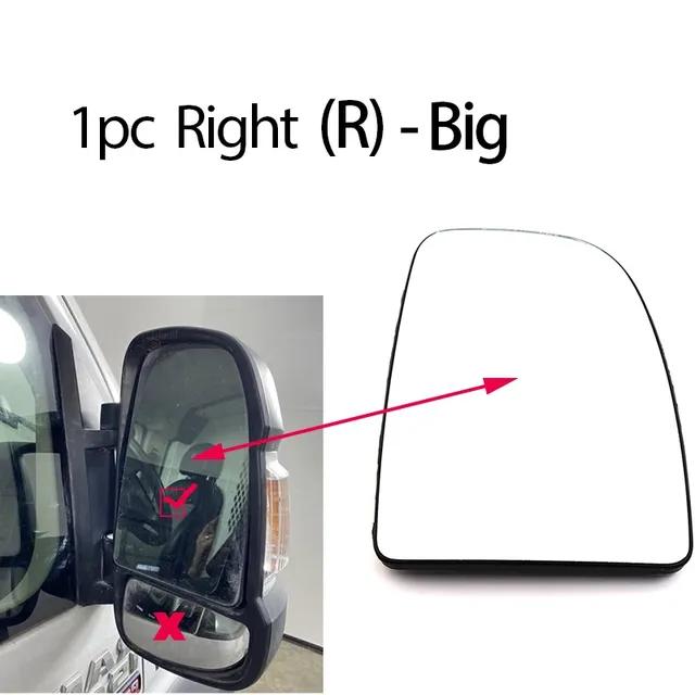 Driving or Passenger Side Mirror for Fiat Ducato 21-23 Ram ProMaster 14-23 Heated Mirror Glass Side Door Rearview Wing Mirror