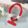 Fashion Woven Mobile Phone Lanyard Colorful Nylon Rope Key Chains Anti-Loss Backpack Pendant for Women Men Climbing Accessories
