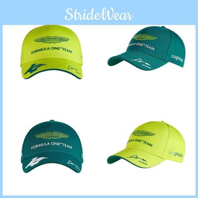 Aston Martin Formel Eins F1 Baseballkappe Trendig Und Atmungsaktiv Mit Großem Schirm Für Sonnenschutz