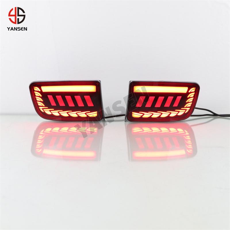 Bumper Reflector Lights For Toyota Land Cruiser Prado 2003-2009 Tail Brake Rear Light Fog Lamps Turn Lights