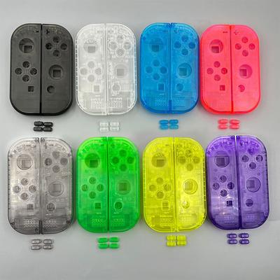 Para substituição de capa transparente transparente Sl Sr botões para Nintendo Switch Ns Joy Con Controller