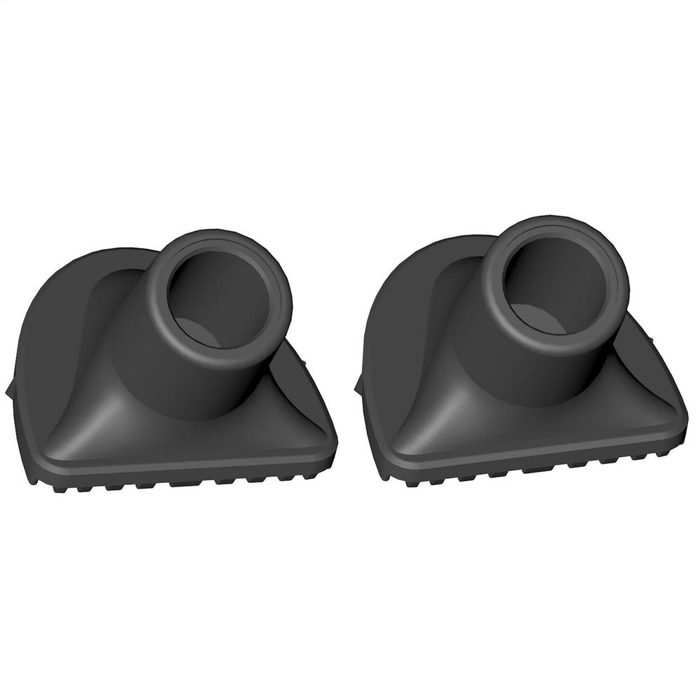Golf Stand Bag Rubber Feet 2pcs Rubber Golf Bag Feet Attachment Easy To Install Black Durable Rubber Golf Bag Feet Attachment