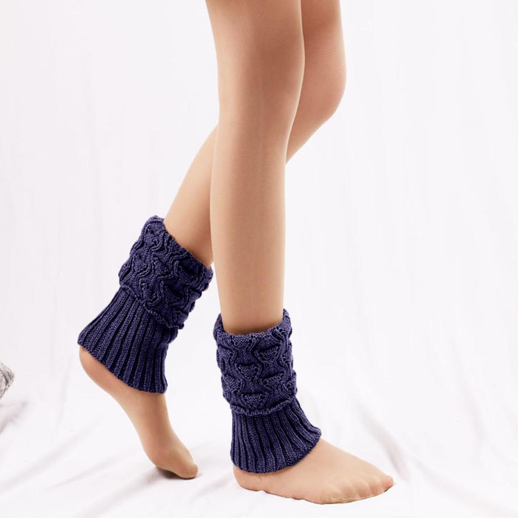 Women's Winter Turn-over Short Small Fish Mouth Foot Cover Hollow Knitted Wool Socks