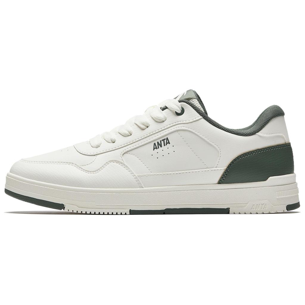 Anta Sports Casual Non-Slip Wear-Resistant Lightweight Low-Top Sneakers Men Sneakers White Green 912518008-3
