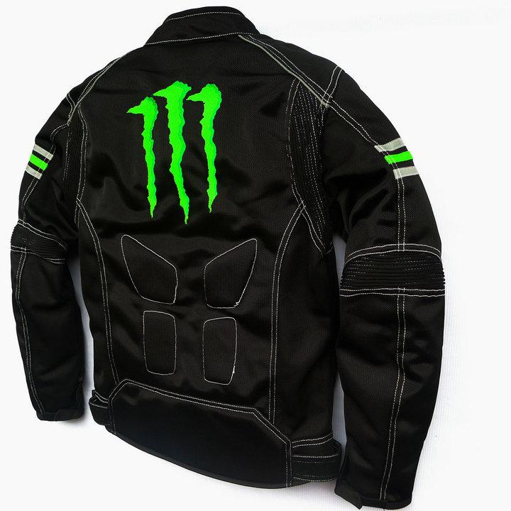 Kombinezon Motocyklowy Męski Kurtka Wyścigowa Szybki Zjazd Przeciwupadkowy Oddychający Cienki Design