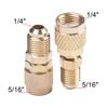 R410a Adapter 5/16 SAE F Schnellkupplungen auf 1/4 SAE M Flare 5/16 SAE M auf 1/4 SAE