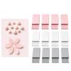 Miniaturní Hliněný Nástroj 4ks 3D Tištěné Nástroje na Vytváření Kuliček z Gelových Kuliček, Váleček na Korálky pro Nail Art Květin, Opakovaně Použitelný Stroj 2/3/4/5 mm Tvarovač Kuliček Kulatý