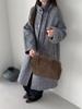 Luxurious Double-Sided Wool Coat for Women - Extra-Long, Casual, Age-Reducing, 2025 Autumn Collection