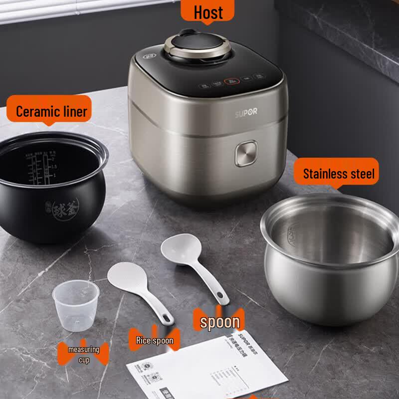 SUPOR 5L IH Multifunction Electric Pressure Cooker CN Plug (adapter Included)