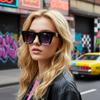 New Large-Framed European And American Fashion Street Style Sunglasses That Are The Same As Those For Internet Celebrities 5219