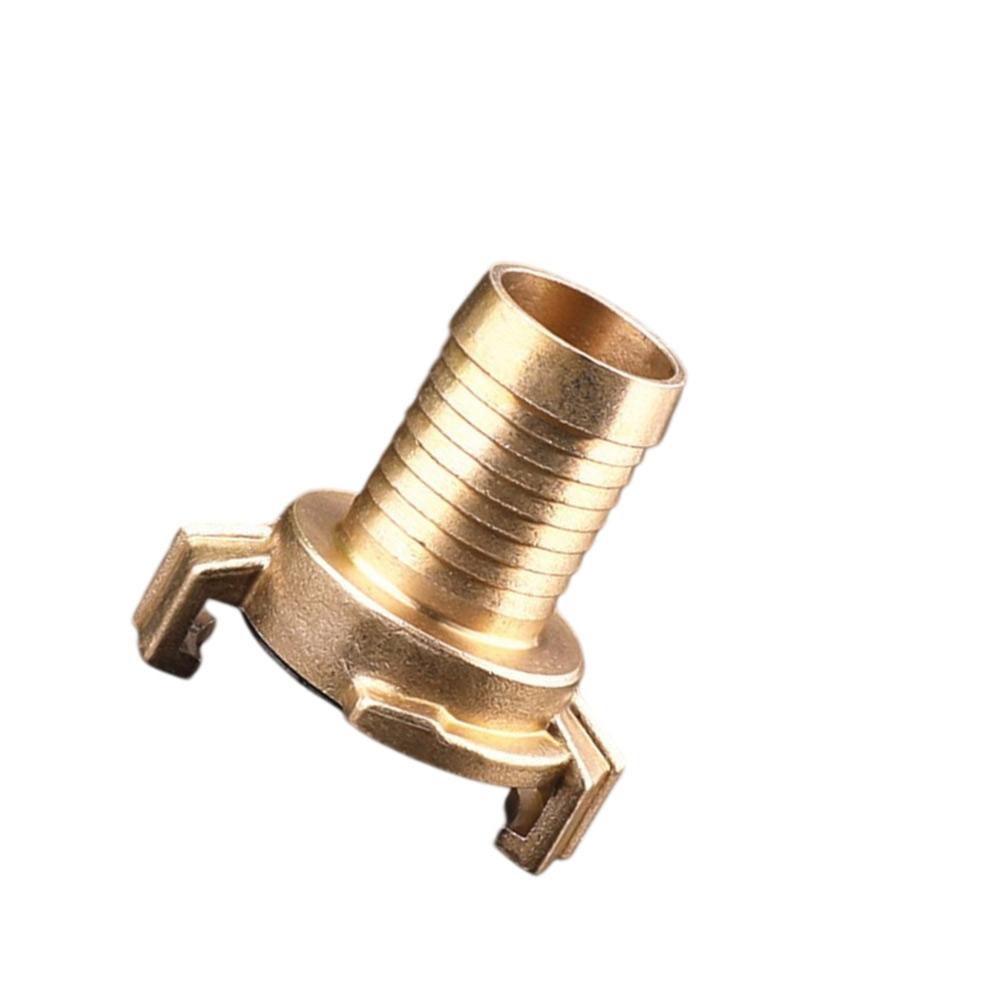 Quick Connect Brass Hose Section Adapter For German Garden System Industry Workshop Water Pipe Fittings 1 Pack