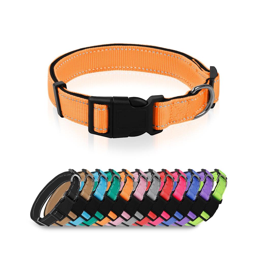 Adjustable Large Dog Collar, Reflective & Explosion-Proof Design for Dogs & Cats