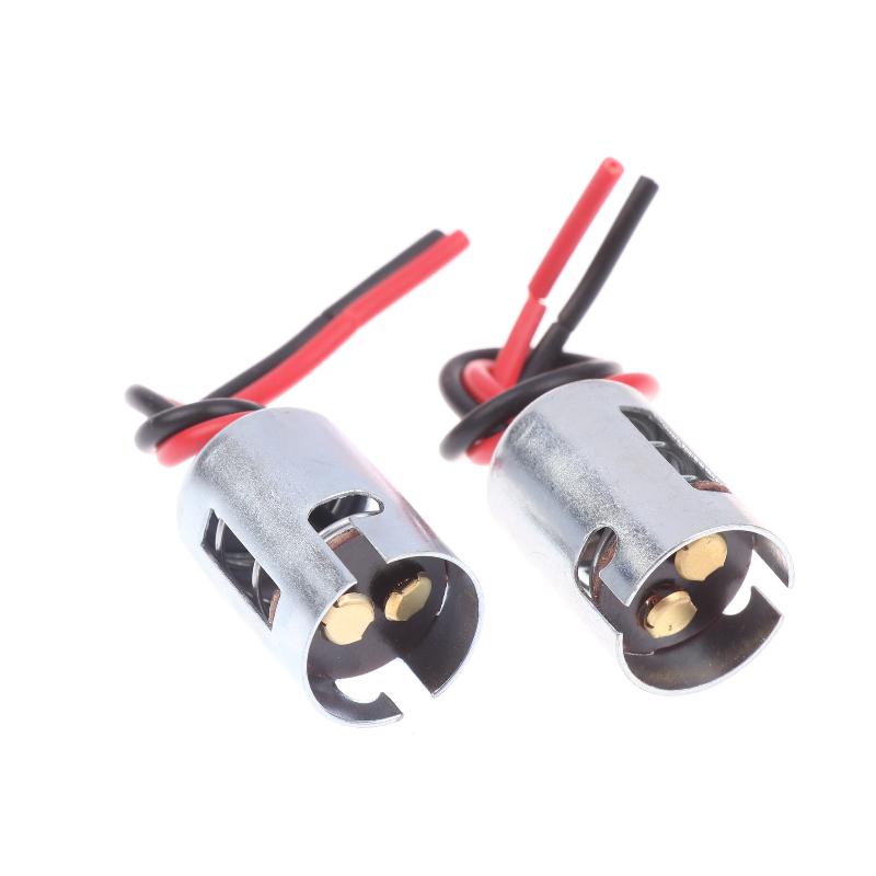 4Pcs Car Brake Light Turn Signal Light Harness Led Lamp Adapter Ba15D Led Light Bulb Socket Holder Diy Accessories