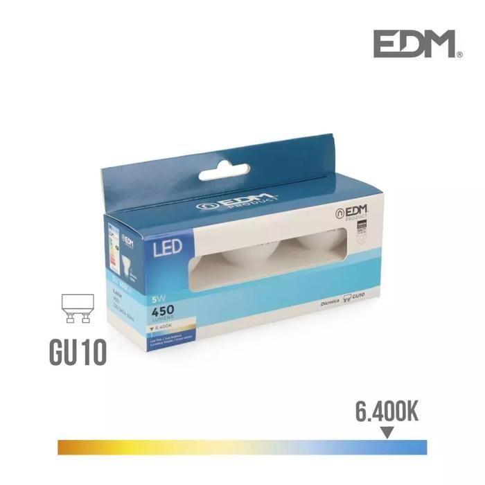 Lot de 3 Spots LED GU10 5W Dic