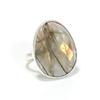 Labradorite Gemstone 925 Sterling Silver Jewelry Ring Size Adjustable GK-7025