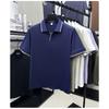 Nouveau polo d'été pour homme à manches courtes, couleur unie, respirant, T-shirt décontracté