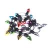 0.5m 1:12 Scale Miniature Christmas Lights - Multi-Color Plastic String Lights for Dollhouse