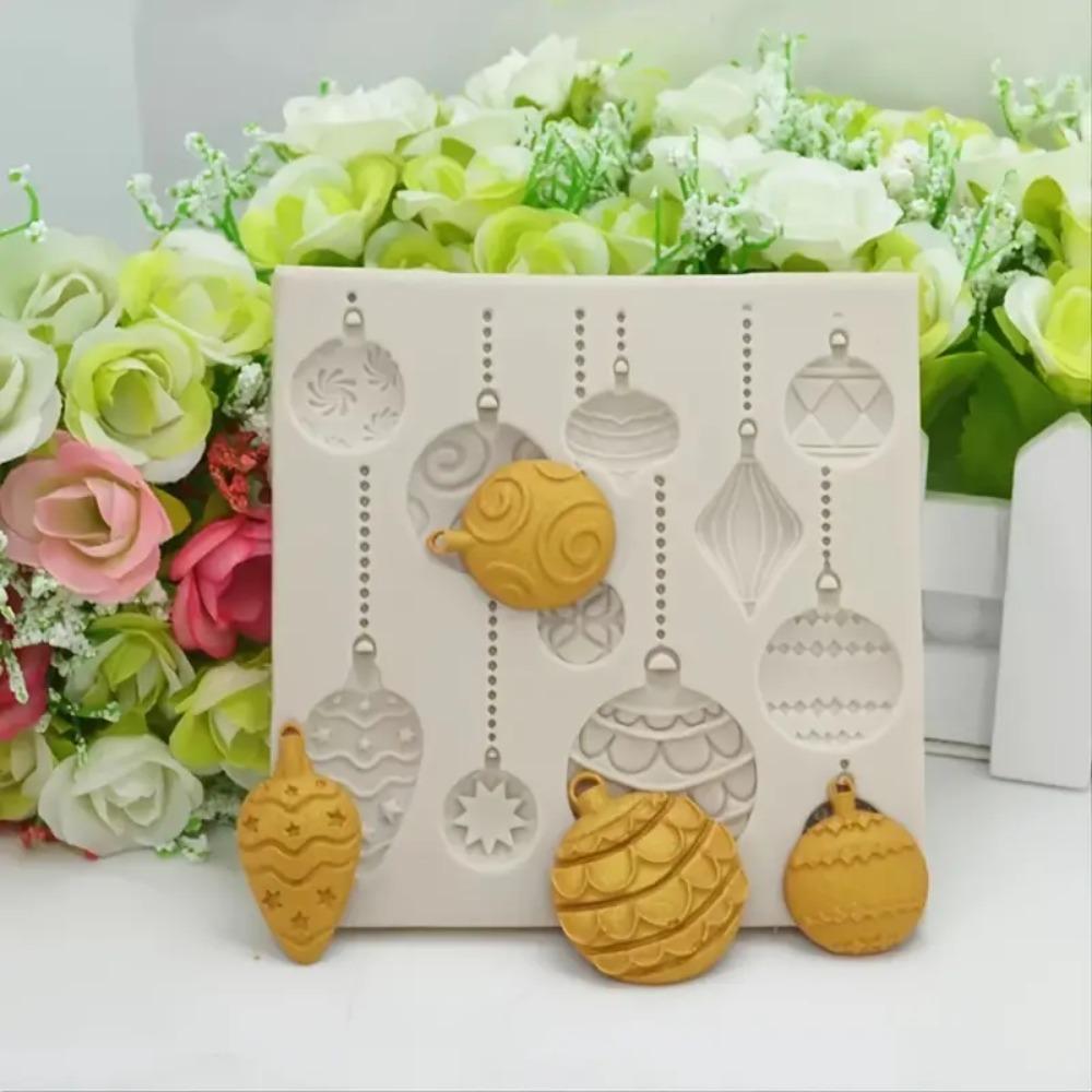 Square Shaped Hot Air Balloon Fondant Silicone Mould Christmas Cake Baking Molds  Candy