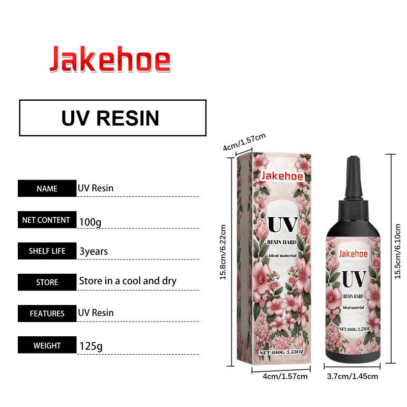 Clear UV Glue for Handmade Jewelry Fast Curing Hard Epoxy Resin for DIY Crafting Needs