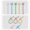 Silicone Cable Ties Reusable Bear Shaped Bag Sealing Zip Tie Multi-Purpose Twist Tie for Food Storage Wire Management