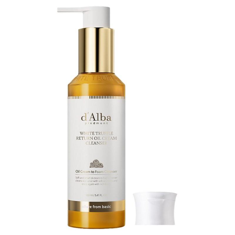 d'Alba White Truffle Return Oil Cream Cleanser, 160ml, 1 pcs