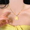 Bohemian Beads Choker Necklace Adjustable Flowers Charms Jewelry Flower Pendant Necklaces  Women