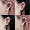 Creative Alloy Star And Moon Earrings With Geometric Design For Women Fashion Accessories