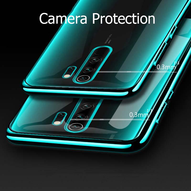 Dla Xiaomi Redmi Note8 Pro Case miękka przezroczysta obudowa 10Pro poszycie Note10 TPU telefon Poco 11 dla Xiaomi Redmi Note 13 9s 9 8 pro Case
