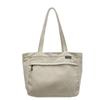 Casual large-capacity canvas bag women's new fashion versatile shoulder bag college student class bag