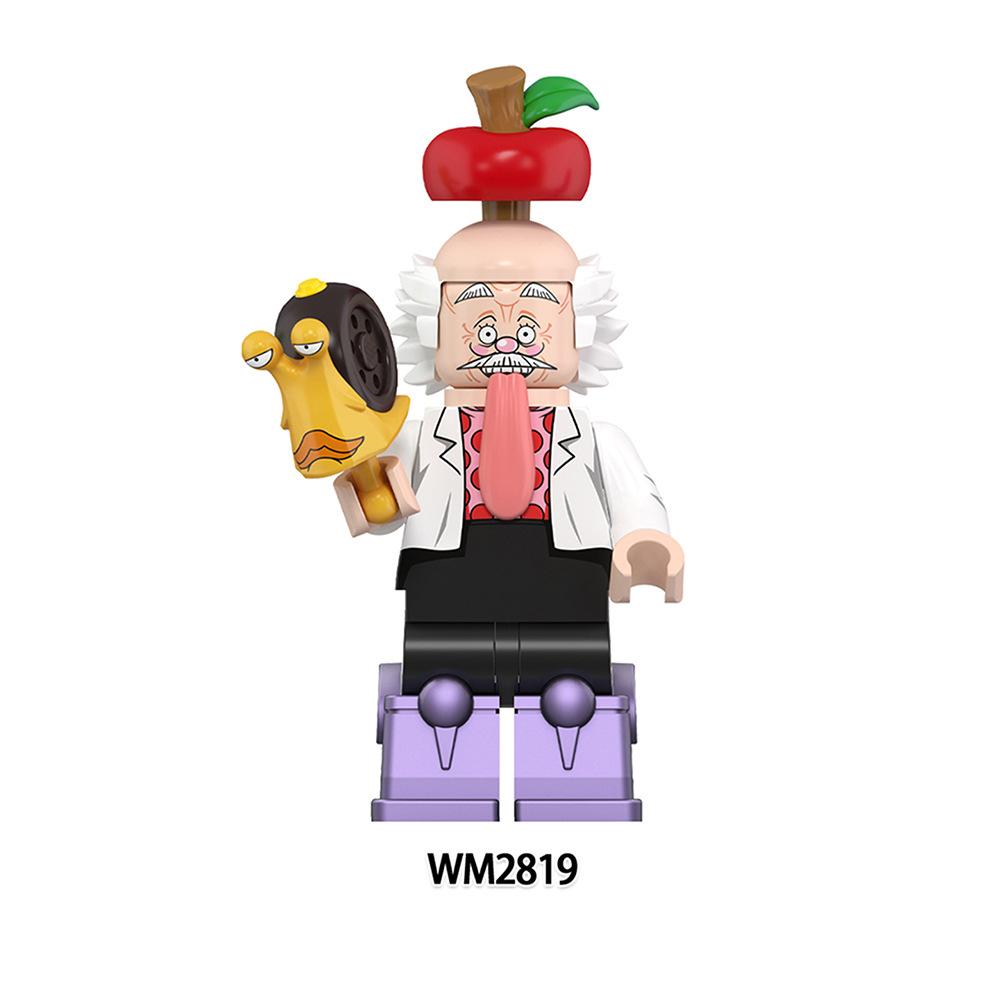 WM6196 Educational DIY Blocks Set Anime Mini Sculpture Figurines Creative Assembly Toys Kids Christmas Birthday Present