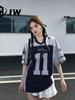 TK Xi Yin Pink & White Striped Baseball Jersey with Number 79