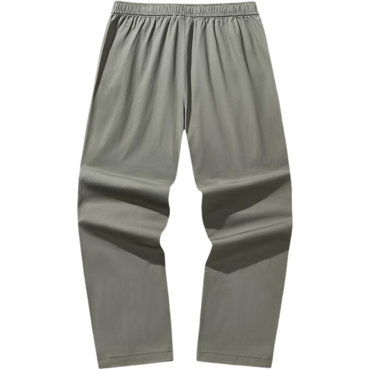 Anta Casual Loose Fit Comfortable Fashionable Soft Simple Mid-Rise Zipper Pants Unisex Bottoms 172538508-1