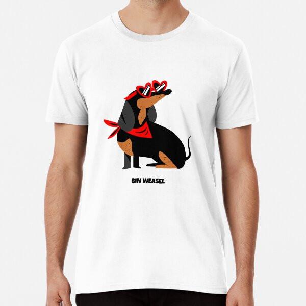 

Mini Dachshund Bin Weasel Premium T-Shirt S to 5XL Made in the AU/USA T-Shirt L