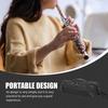 NOLITOY Piccolo Bag Flute Case Hard Shell Protective Case with Adjustable Straps Musical Instrument Storage Bag Lightweight Durable Black